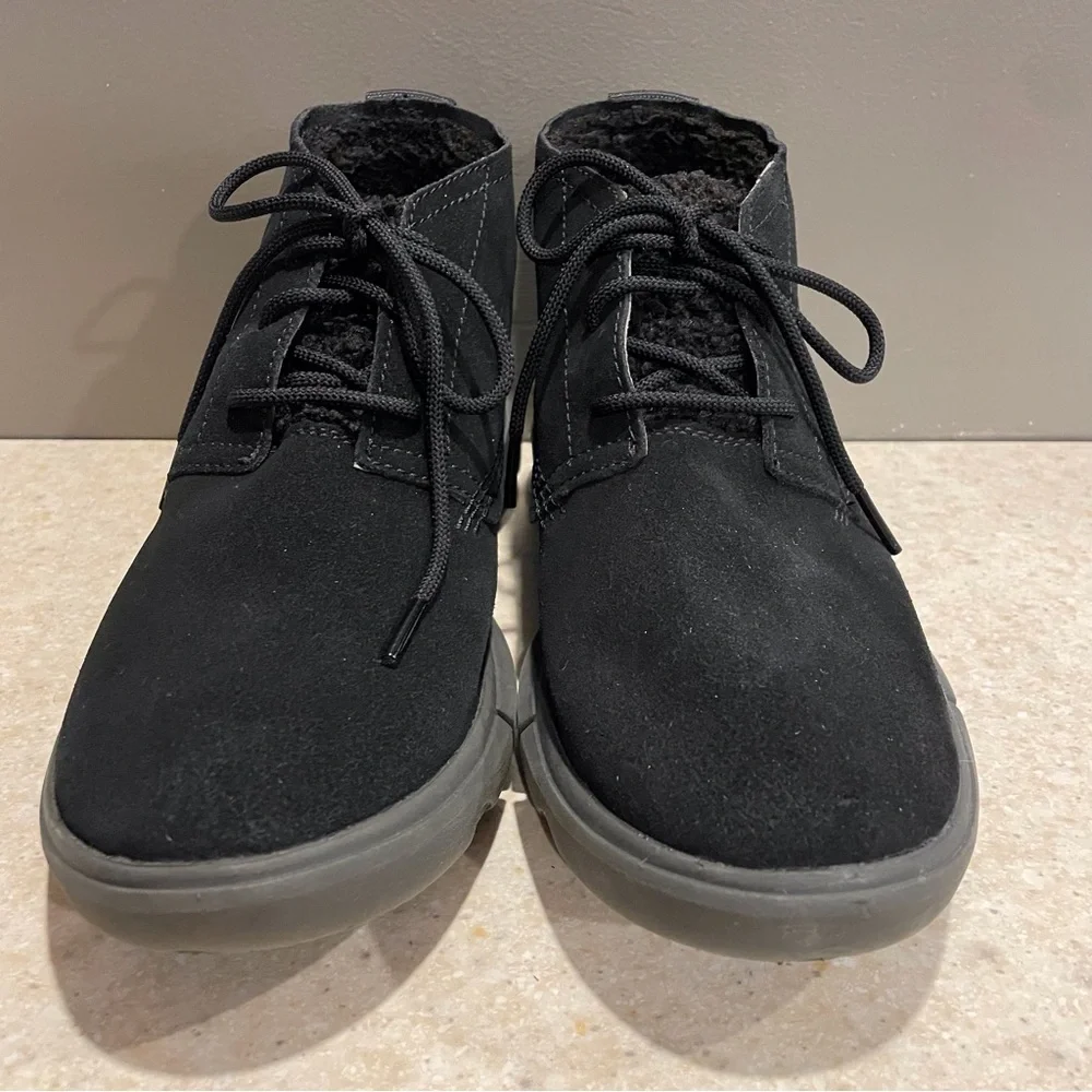SOREL Women's Explorer II Drift Waterproof Boot Black Suede Chukka Everyday